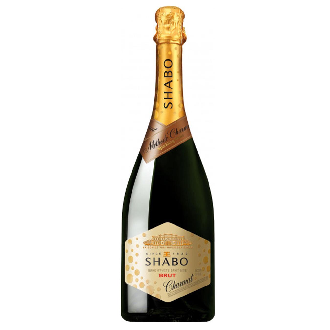 

Вино игристое Shabo Charmat Brut белое сухое 10.5-13.5% 0.75л