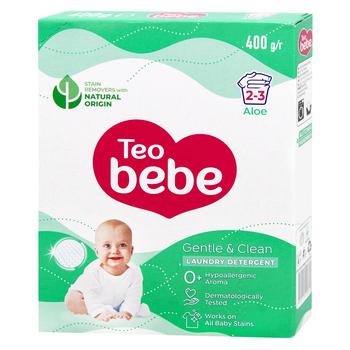 Пральний порошок для дитячого одягу Teo Bebe Sensitive Green 400г