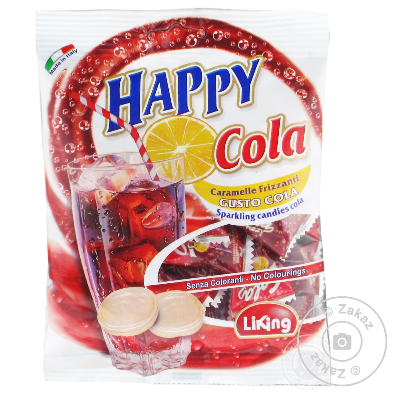 

Леденцы Liking Happy Cola 125г