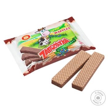 Biscuit-Chocolate Zabodayka Chocolate Waffles 75g - buy, prices for Vostorg - photo 1