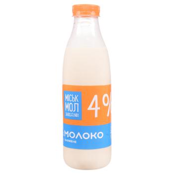 Молоко Міськмолзавод №1 топленое 4% 850г - купить, цены на Auchan - фото 1