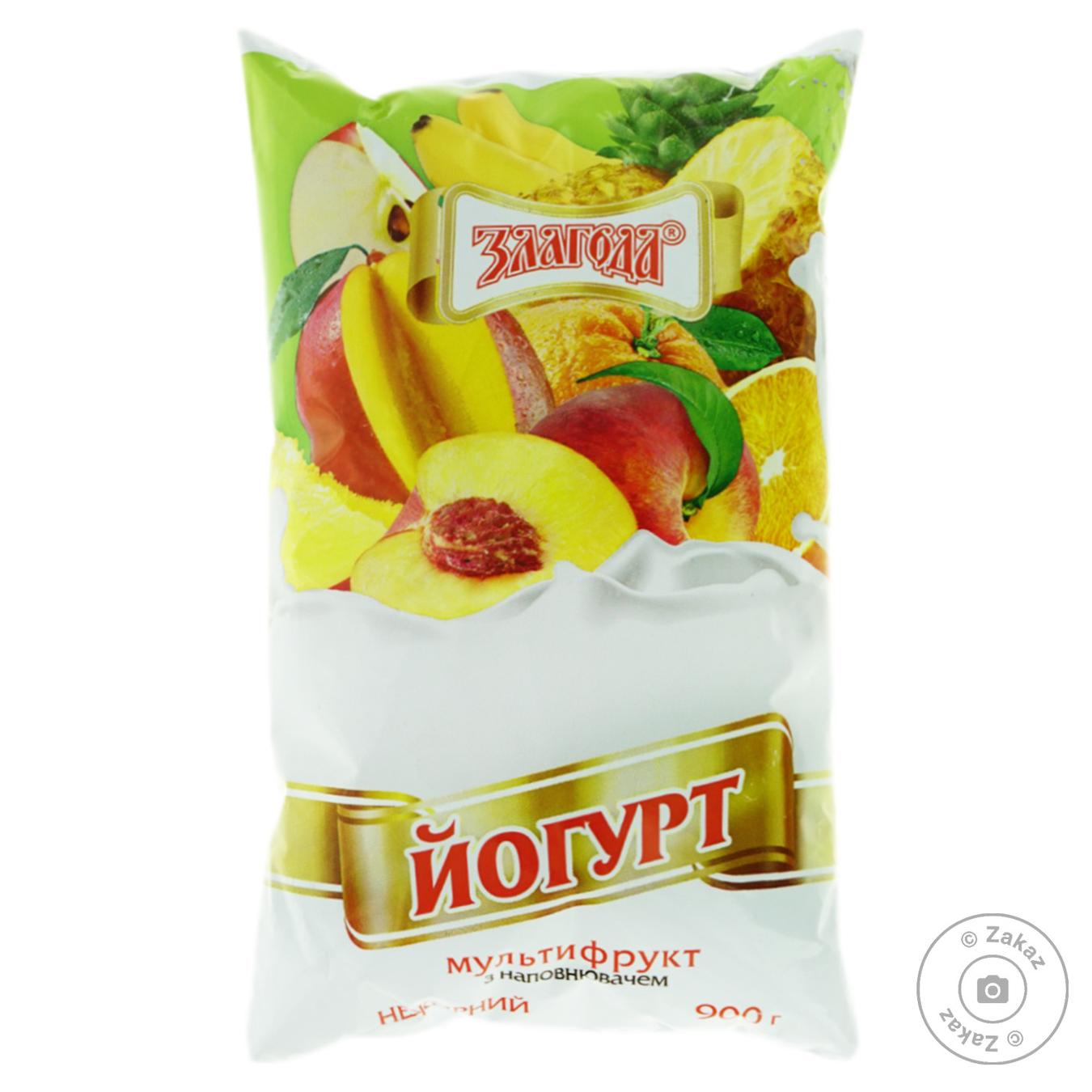

Йогурт Злагода Мультифрут 900г