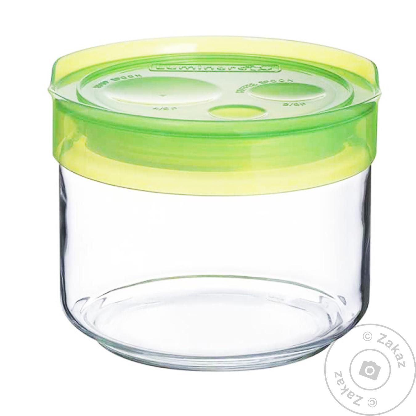 

Банка Luminarc Stor Box 0,5 л Зелена кришка J2255 И467 (Франція)