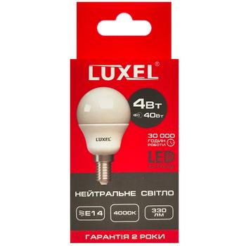 Лампа Luxel світлодіодна E14 4W ECO 055-NE - купити, ціни на - фото 5