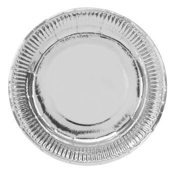 Party Khata Party Plates 23cm 6pcs Silver - buy, prices for - photo 2