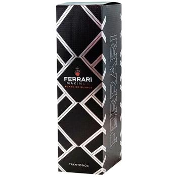 Sparkling wine chardonnay Ferrari 12.5% 750ml cardboard box Italy - buy, prices for WINETIME - photo 2