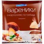 Вареники Геркулес з картоплею та грибами 800г