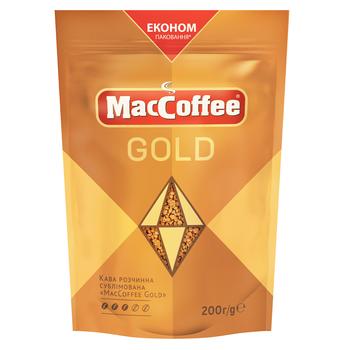 Кава розчинна MаcCoffeе Gold 200г - купити, ціни на Ідеал - фото 1