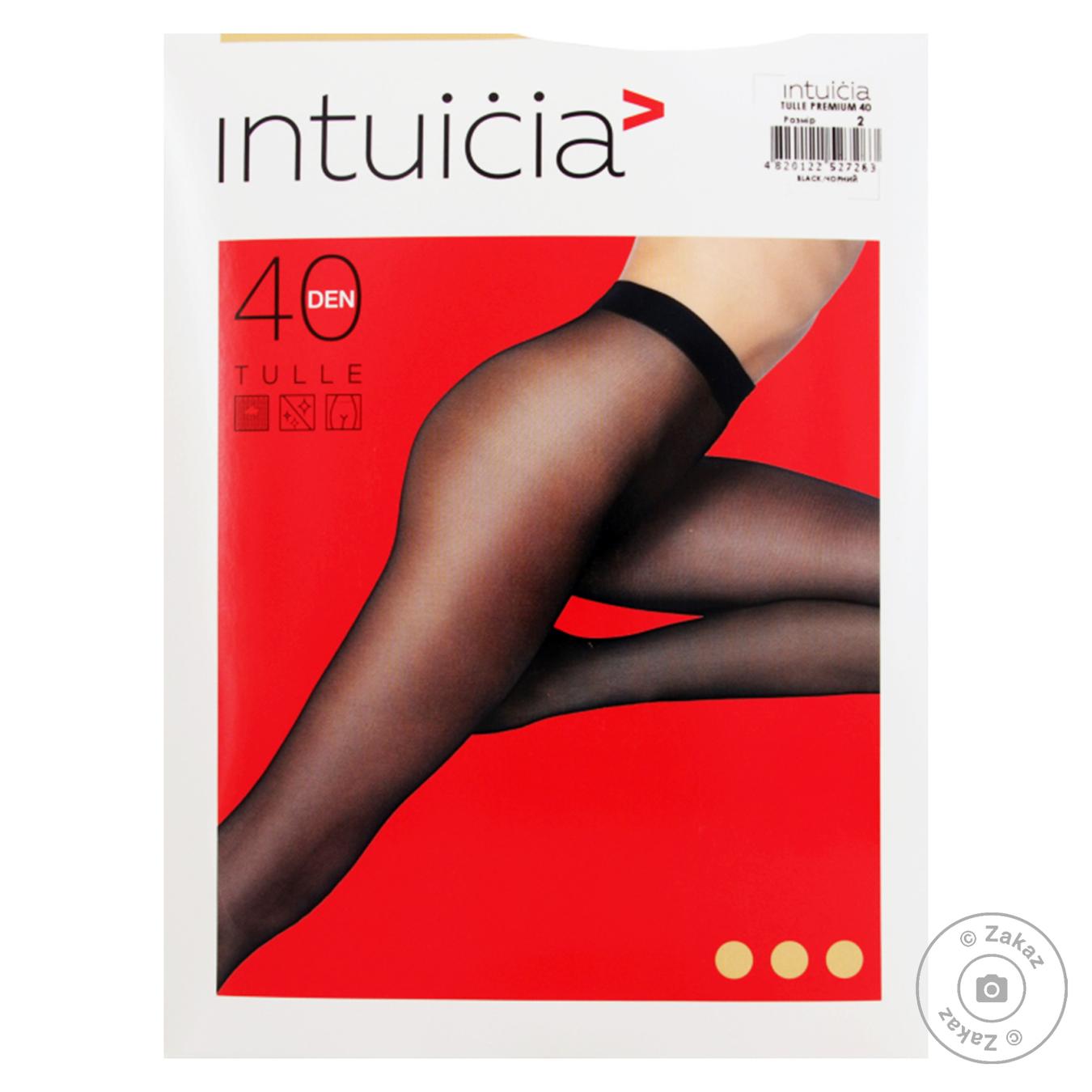 

Колготы Интуиция Tulle Premium женские черные 40ден 2р