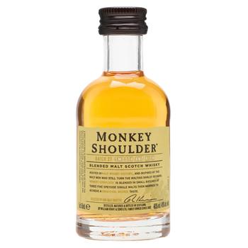 Віскі Monkey Shoulder 40% 50мл - купити, ціни на КОСМОС - фото 1