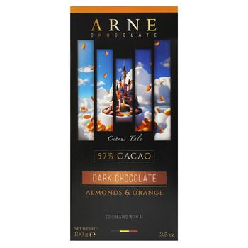 Arne Almonds and Orange Dark Chocolate 100g