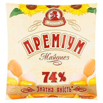 Zhirnov Premium Mayonnaise 74% 350g - buy, prices for - photo 1