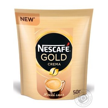 Кава NESCAFÉ® Gold Crema розчинна 50г - купити, ціни на NOVUS - фото 1