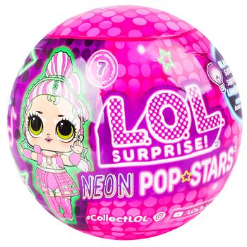 Игровой набор с куклой L.O.L. Surprise! Neon Pop Звездочки - купить, цены на КОСМОС - фото 1