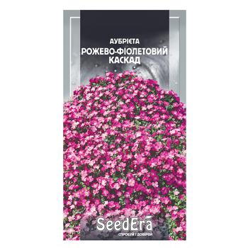 Seedera Flower Aubrieta Rose-Purple Cascade Seed 0.1g