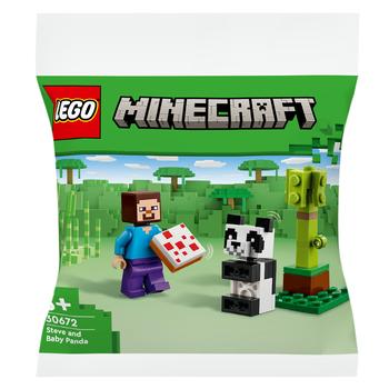 Lego Minecraft Steve and Baby Panda Construction Set - buy, prices for NOVUS - photo 1