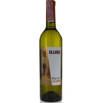 Вино Allore White Dry біле сухе 0.75л х6 купити, ціни на МегаМаркет - фото 3
