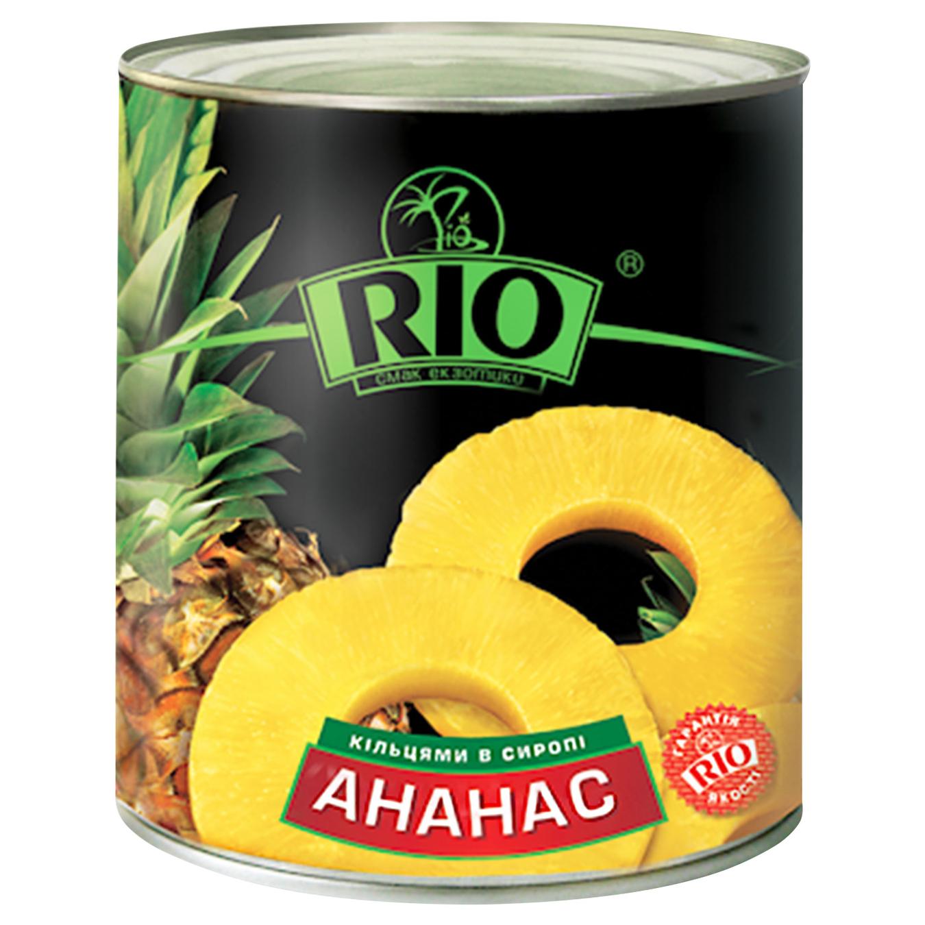 

Ананасы Rio кольцами в сиропе ж/б 580мл