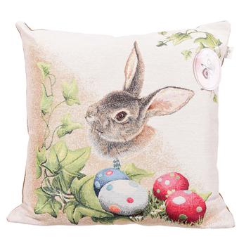 Provans Vesnianky Hare with Easter Eggs Decorative Pillow 45x45cm - buy, prices for COSMOS - photo 1