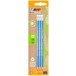 BIC Evolution Triangle HB Pencil with Eraser 3pcs