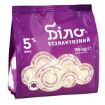 Сир кисломолочний Біло безлактозний 5% 350г