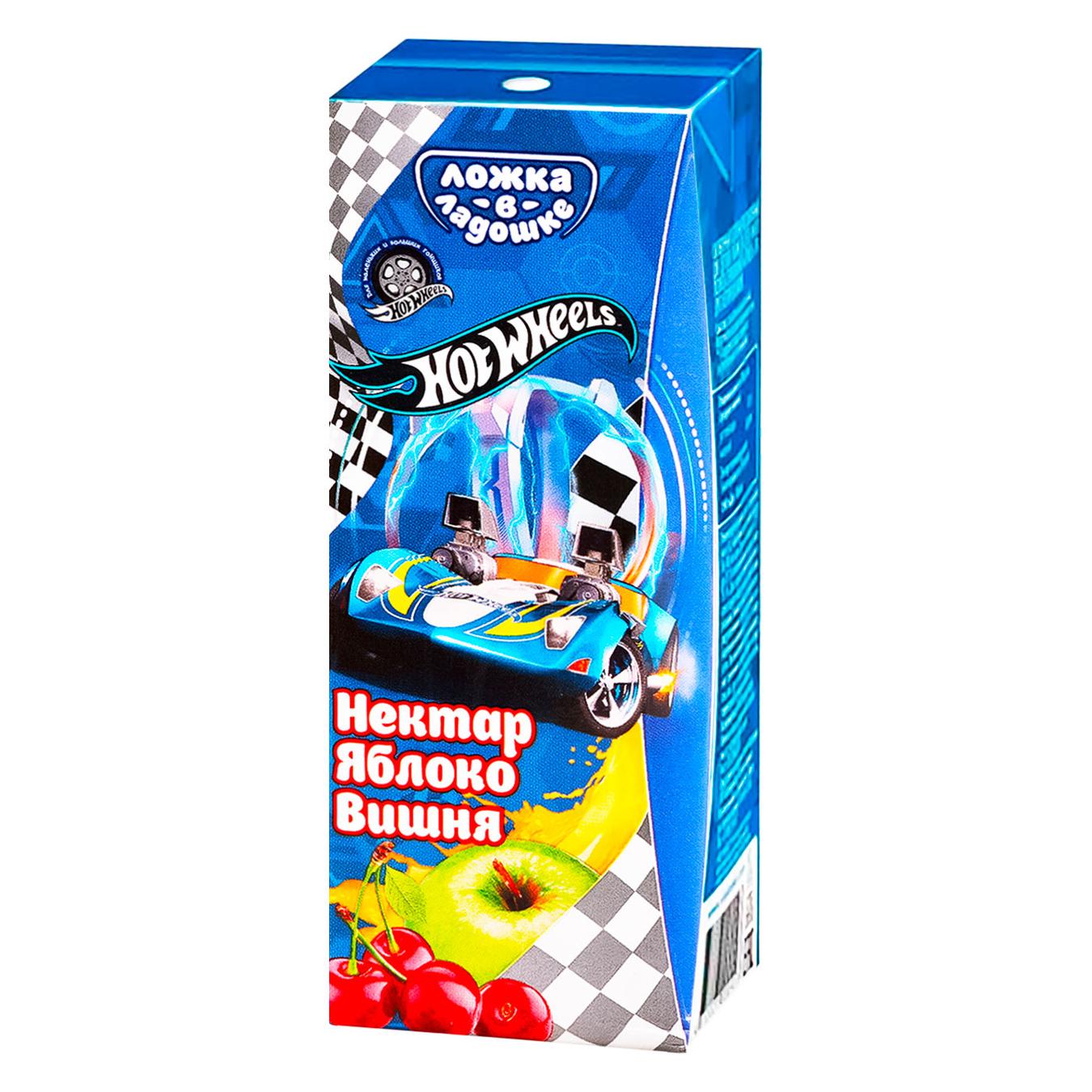 

Сок Ложка в Ладошке Hot Wheels яблочно-вишневый 200мл