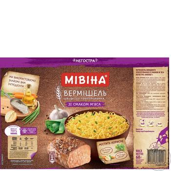 Mivina ready-to-cook with meat vermicelli 60g - buy, prices for MegaMarket - photo 2