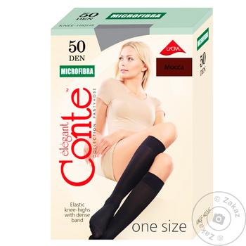 Напівпанчохи Conte Elegant мікрофібра 50ден 23-25р - купити, ціни на - фото 1