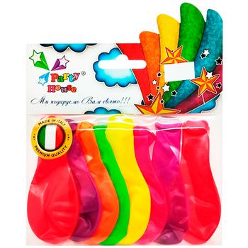 Воздушные шарики Party House Неон ассорти 8шт - купить, цены на КОСМОС - фото 1