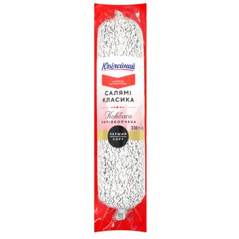 Yuvileyniy salami semi-smoked sausage 330g - buy, prices for Auchan - photo 1