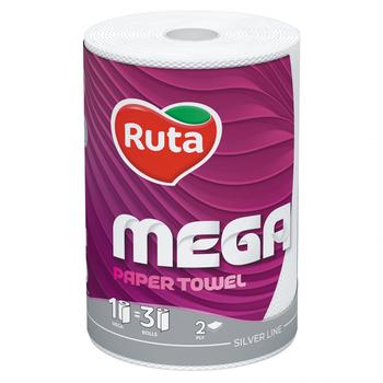 Полотенца бумажные Ruta Mega двухслойные 1шт - купить, цены на МегаМаркет - фото 1