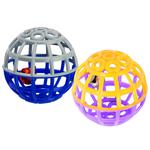 Priroda Ball with Rattle Toy for Cats 4.5cm Color in Assortment