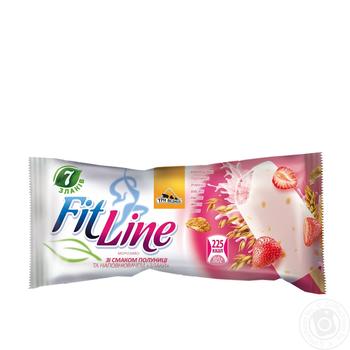 Мороженое Три медведя Fit Line Клубника-злаки в глазури на палочке 80г купить, цены на МегаМаркет - фото 2