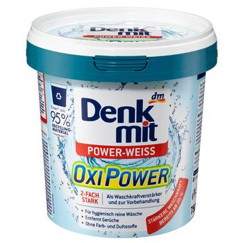 Denkmit Oxi Power Stain Remover for White Clothes 750g - buy, prices for Supermarket "Kharkiv" - photo 1