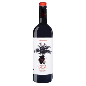 Gea Organic & Vegan Tempranillo Red Dry Wine 13.5% 0.75l - buy, prices for NOVUS - photo 1