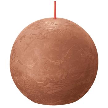 Bolsius Candle 25 Hours 76mm Pink-Brown - buy, prices for NOVUS - photo 1