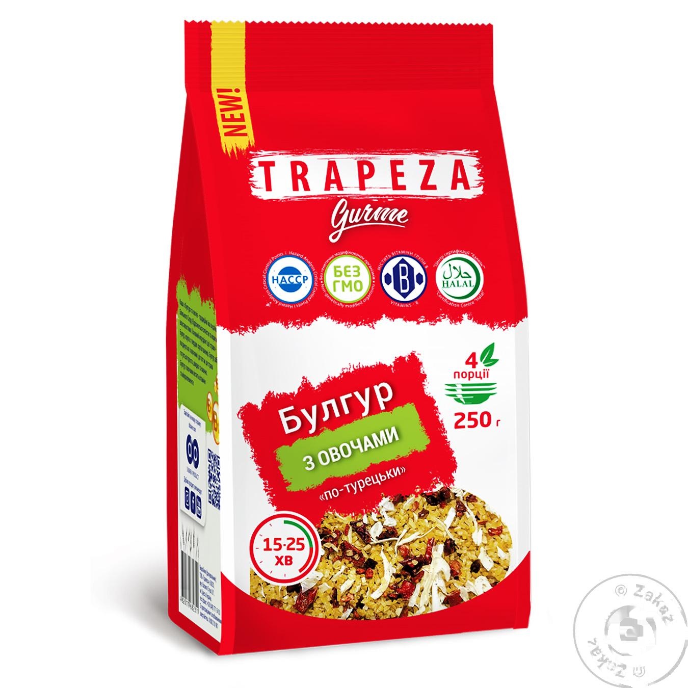 

Крупа булгур Трапеза с овощами 250г
