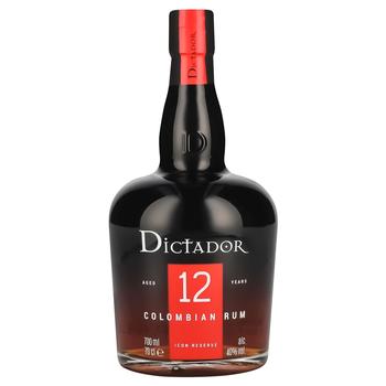 Dictador 12yo Rum 40% 0.7l