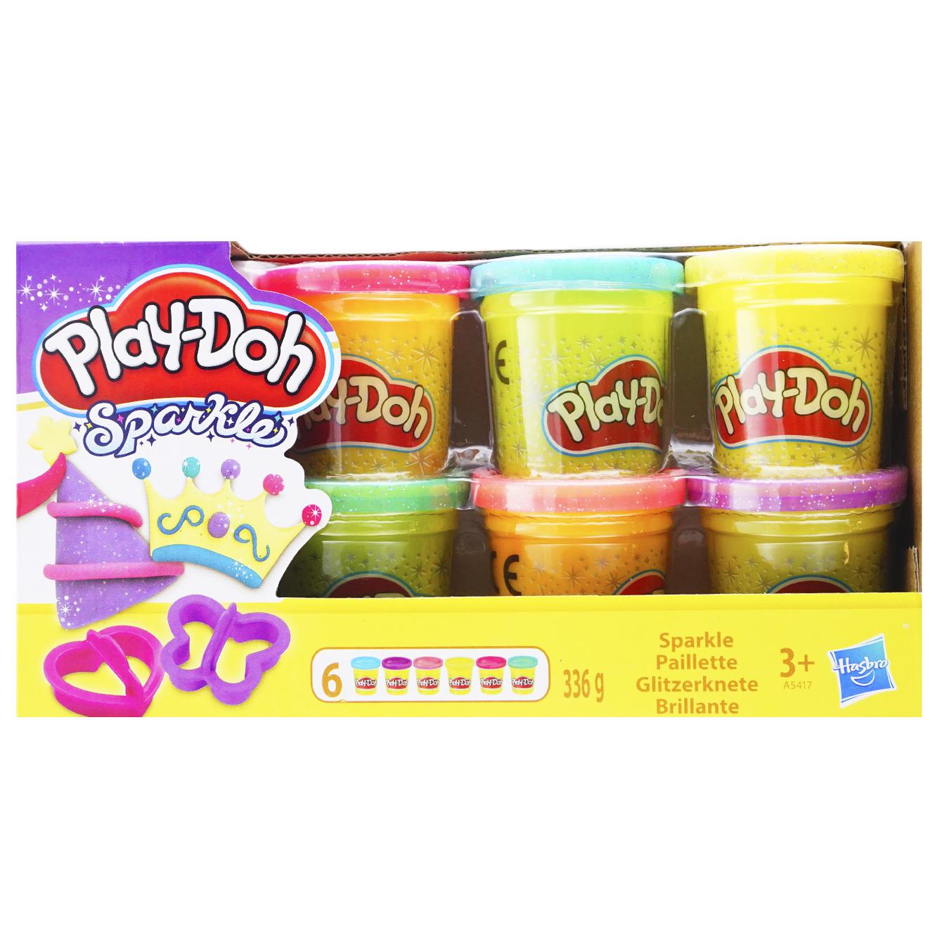 

Набор пластилина Play-Doh Sparkle 6шт 336г