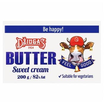 Dziugas Sweet Cream Butter 82% 200g - buy, prices for NOVUS - photo 3