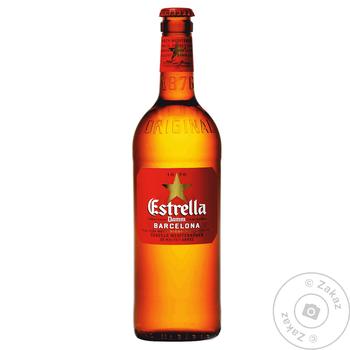 Пиво Estrella Damm Barcelona світле 4,6% 0,66л - купити, ціни на КОСМОС - фото 1