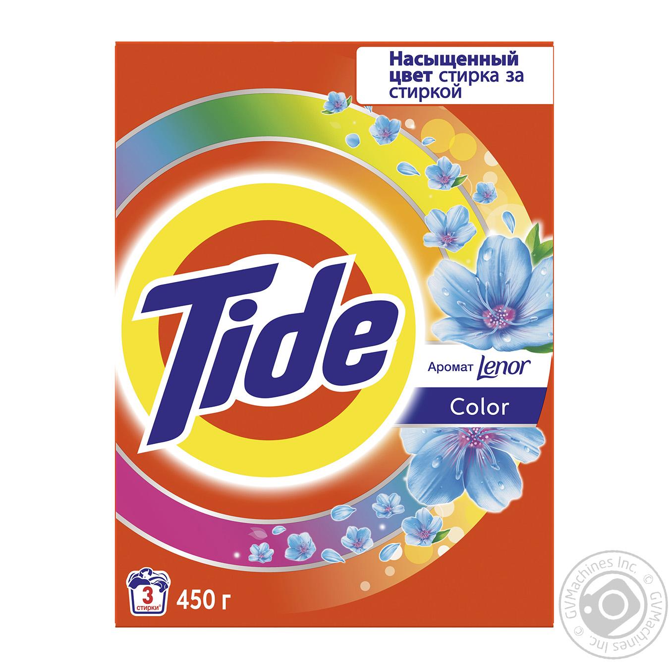 Laundry detergent powder Tide Color Lenor Touch of Scent 450g →