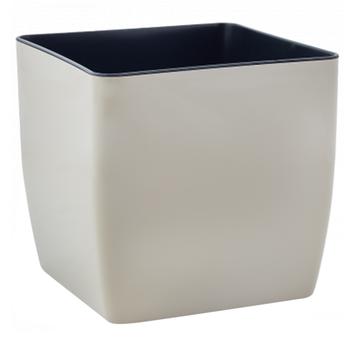 Aleana Quadro Flowerpot Cocoa 22х22х21cm - buy, prices for NOVUS - photo 1