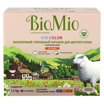 BioMio Eco Washing Powder for Colored Linen with Cotton Extract 1.5kg - buy, prices for Tavria V - photo 1