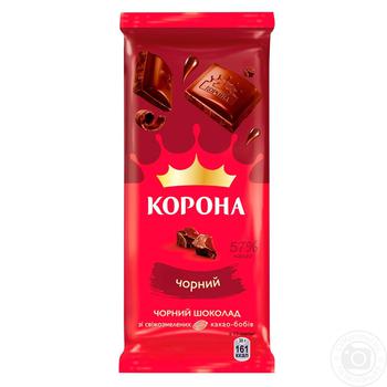 Шоколад черный Корона 85г