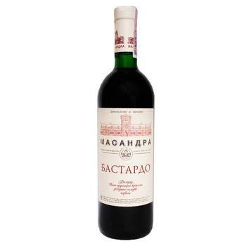 Massandra Bastardo South Red Sweet Wine 16% 0.75l