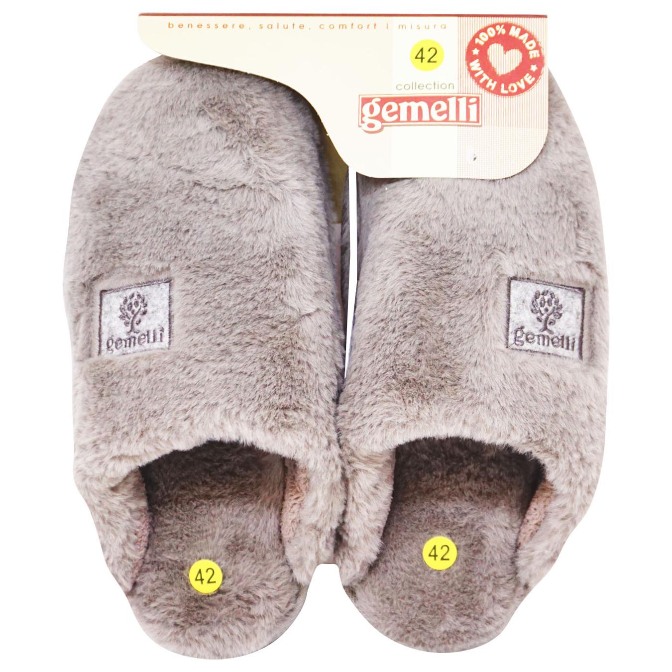 

Тапочки Gemelli Гризли мужские р.41-46 в ассортименте