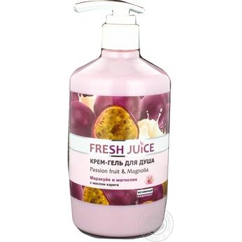 Гель для душу Fresh Juice Маракуйя і магнолія 750мл купити, ціни на МегаМаркет - фото 1