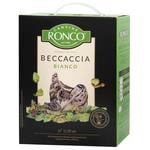 Cantine Ronco Beccaccia Bianco Dry White Wine 11.5% 3l