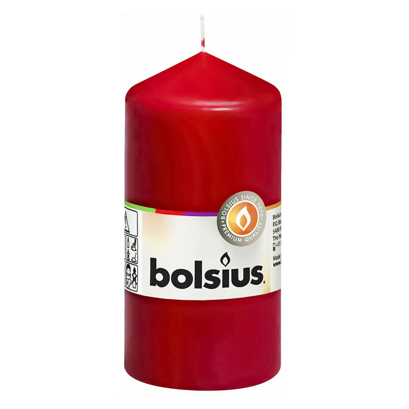 

Свеча Bolsius Красная 130/70 1шт